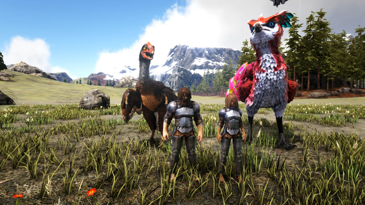 方舟生存进化:轻语鸟vs妹子的始祖鸟 谁才是鸟类霸主