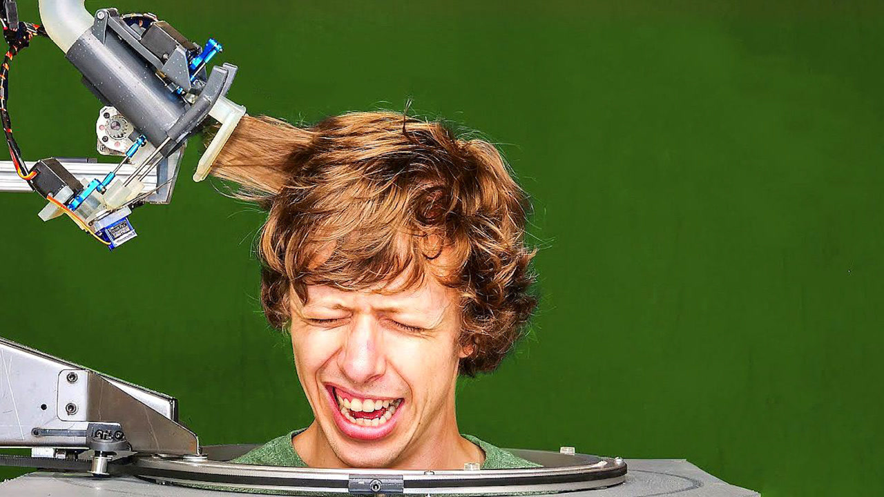 牛人发明剪发机器人,能剪出基本发型,或将代替发型师?