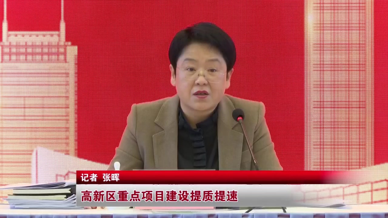 (马鲜萍)高新区 重点项目建设提质提速