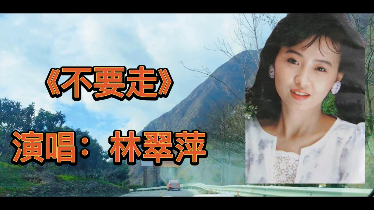 林翠萍演唱《不要走》歌词优美,旋律欢快又好听