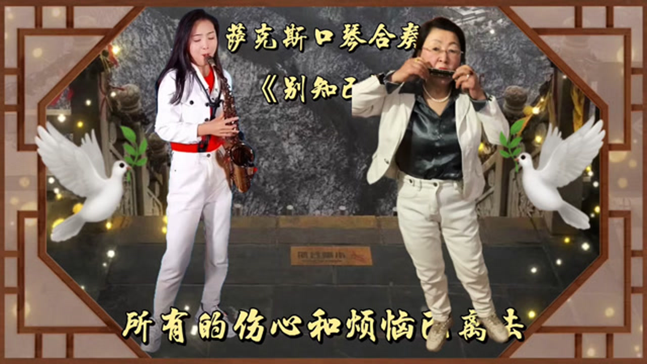 萨克斯口琴合奏《别知己》 #爱音乐爱生活