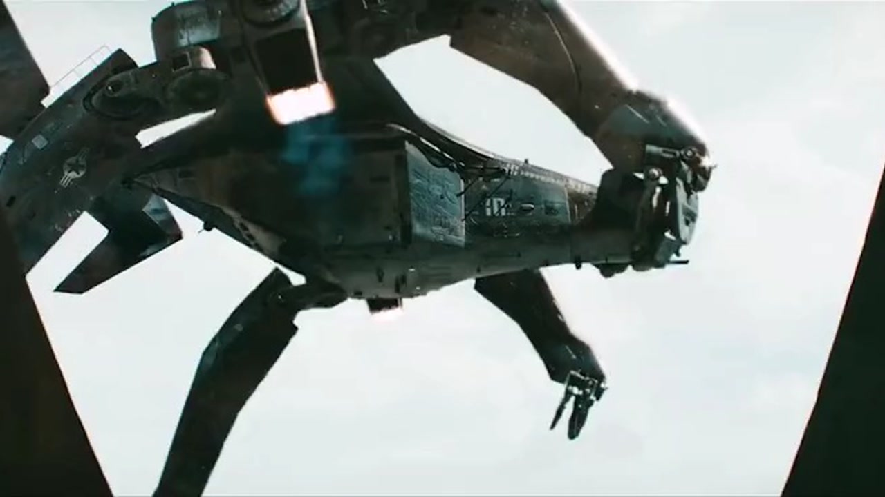 杀戮指令:美国大兵被机器人围困荒岛,狙击手闭着眼睛,打不用瞄