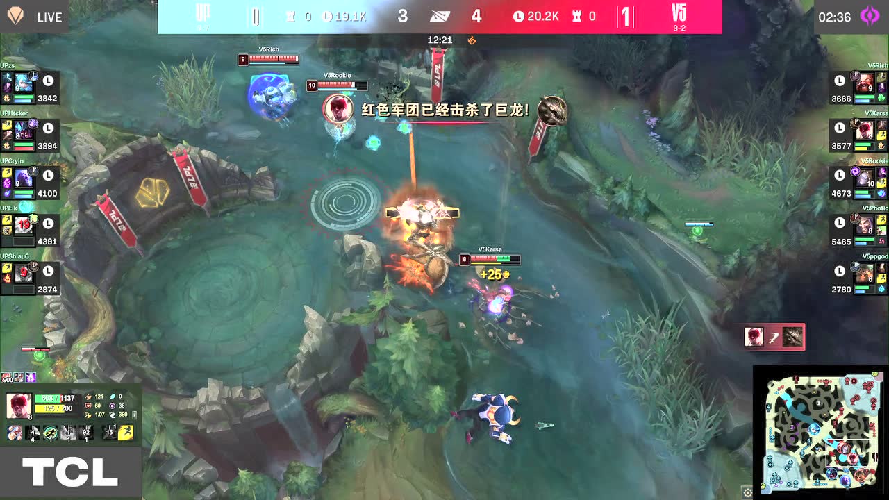 RICH酒桶下路TP绕后 ROOKIE发条斩杀SHIAUC