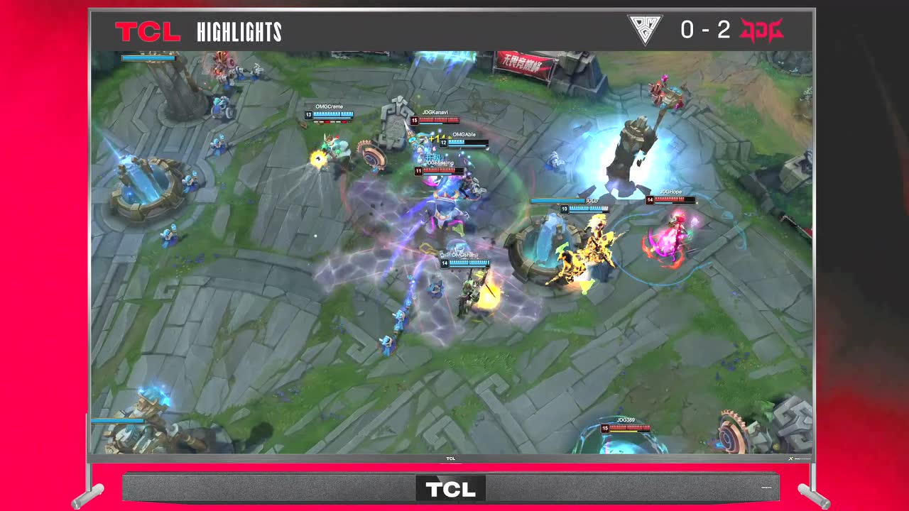 【高光时刻】JDG vs OMG 第2局