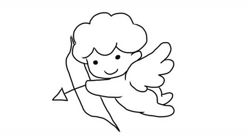 小天使丘比特幼儿亲子简笔画 宝宝轻松学画画