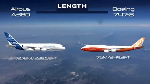 波音747-8和空客a380全方位对比!
