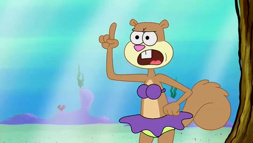 海绵宝宝:松鼠怎么像猫呀,海绵宝宝太迷恋偶像了