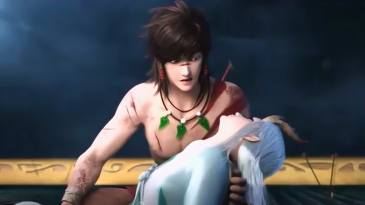 《西行纪》白狼用身体帮小羽挡箭,老龙王将女儿托付给他