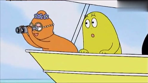 巴巴爸爸 : 巴巴爸爸一家上了船,看到了飞鱼,还有魔鬼鱼