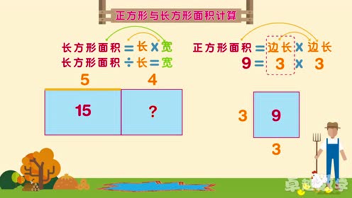 卓越教育 四年级 春季 正方形和长方形面积公式 腾讯视频