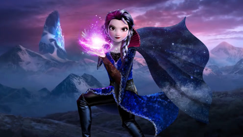 【自制】冰雪奇缘:冰雪女王"变"黑暗女王,穿上黑斗篷变得超酷!