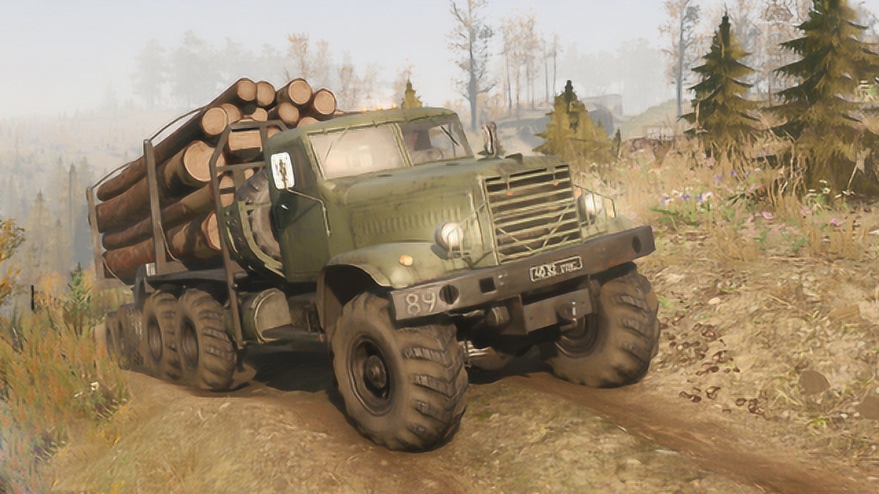 乐美解说 旋转轮胎 尝试用原装车拉木头 居然被我开的站起来了