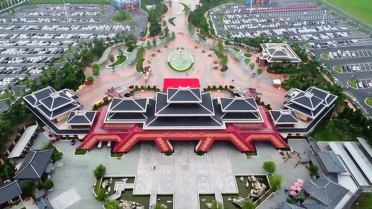 荆州纪南文旅区旅游元年首个大型主题项目之荆州方特东方神画随拍