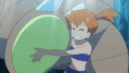 精灵宝可梦:小霞给椰蛋树挠痒痒,椰蛋树笑了!