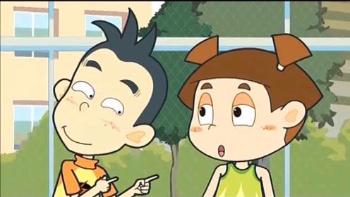 马小跳:马小跳与小伙伴们怂恿安琪儿,让她把他爸爸的足球拿忱创