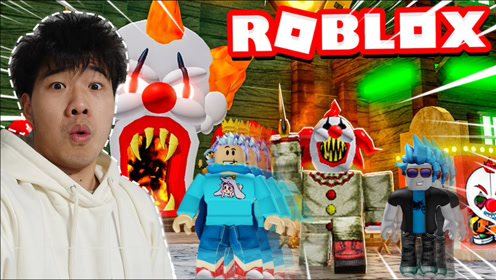 roblox游乐园双人大冒险:和小伙伴飞上月球!小飞象解说