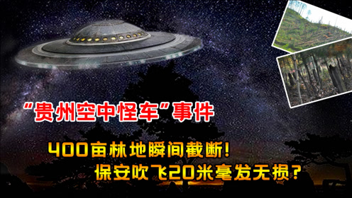 中国三大UFO悬案之一：400亩树林顷刻倒下，“空中怪车”是何来头？