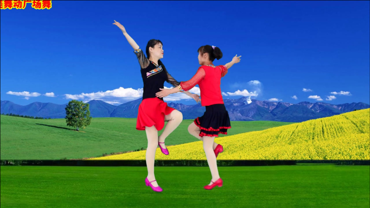 华美舞动广场舞《吉祥》32步双人对跳,好听好看好学