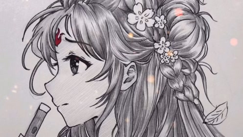 教你手绘动漫人物东方淮竹绘画技巧