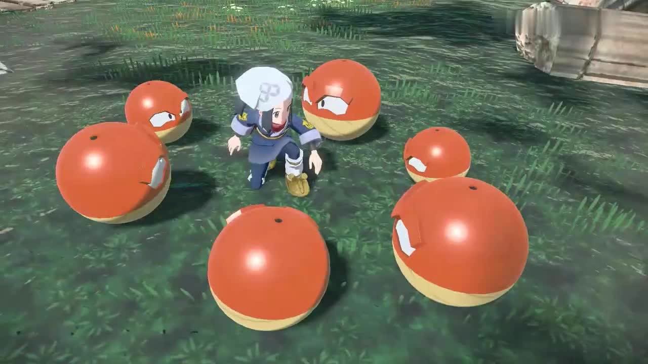 《宝可梦传说阿尔宙斯》霹雳电球洗翠形态公布