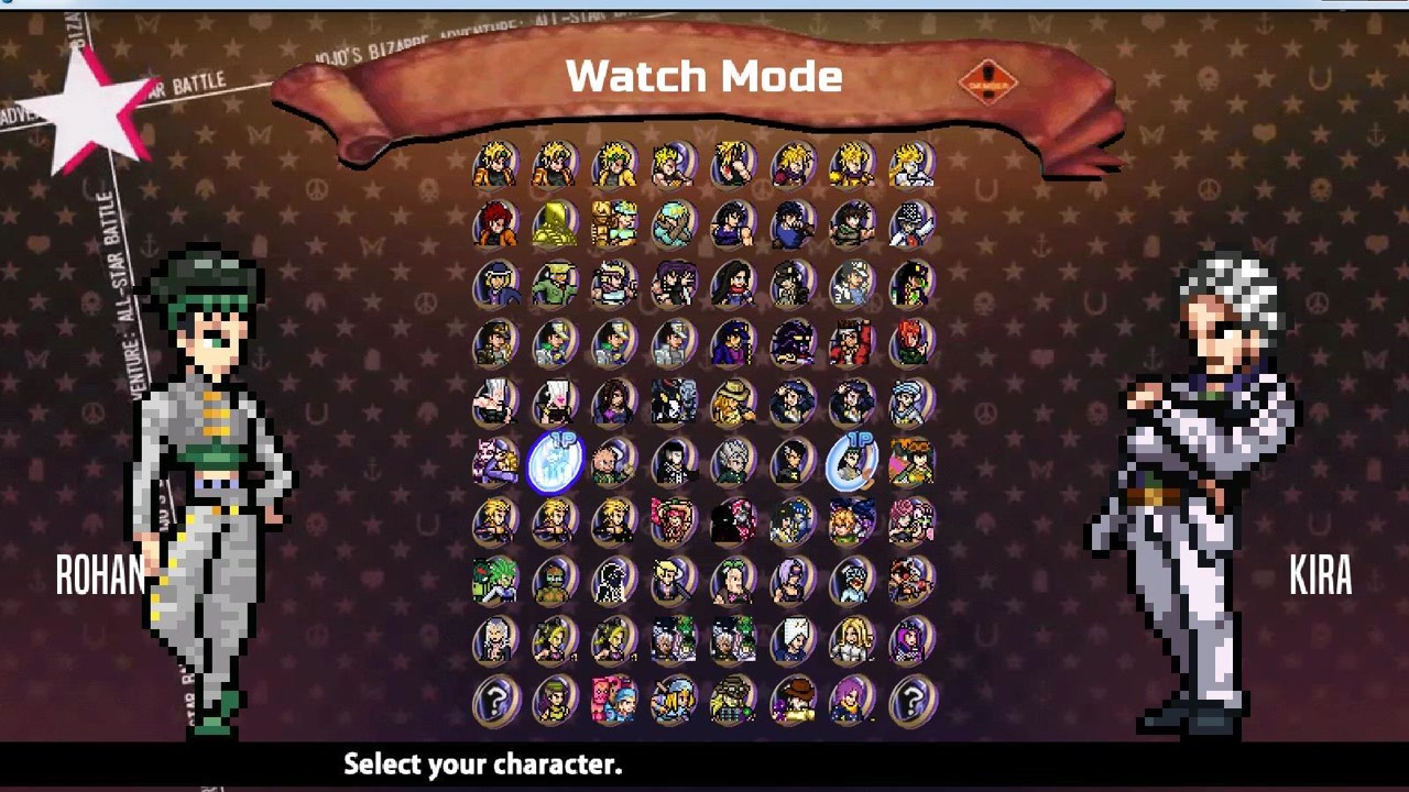 [jojo][单机游戏]岸边露伴vs川尻浩作!天堂之门vs杀手皇后!