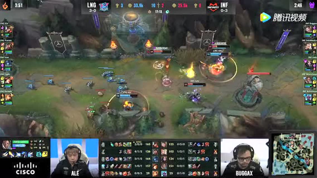 Ale真假美猴王骗过奇亚娜 1v2反杀cody妖姬