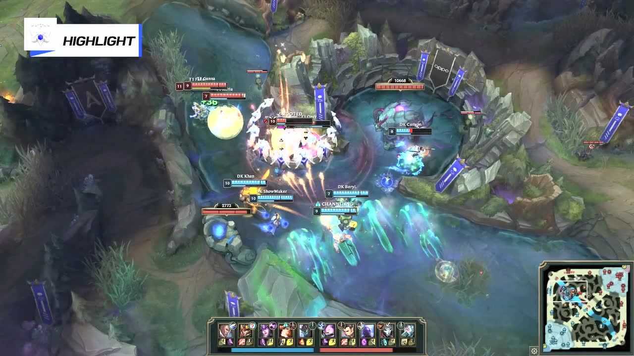 【高光时刻】T1 vs DK 第3局