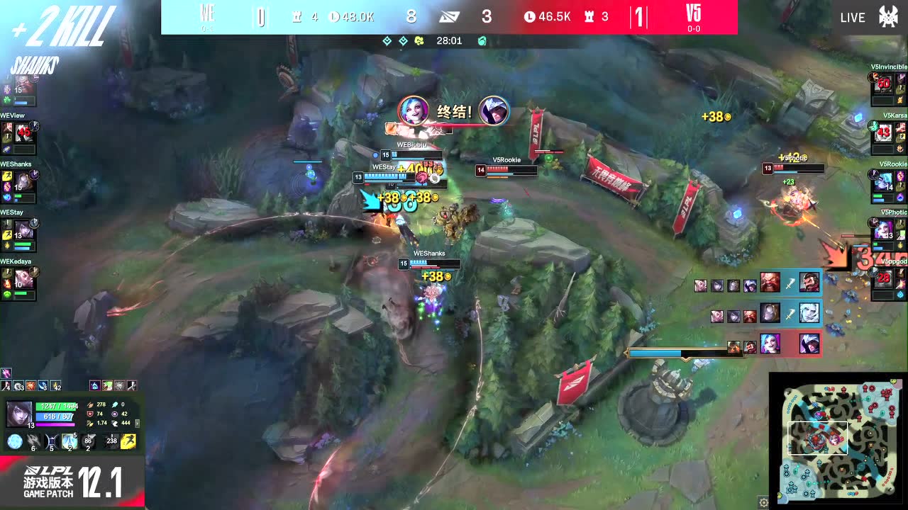 发条洛完美大招combo Shanks1换4拿下大龙