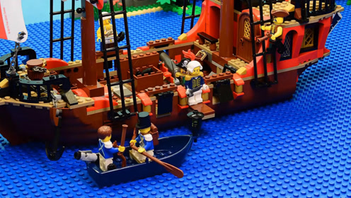 乐高模玩定格动画 海盗系列布里克,邦蒂号