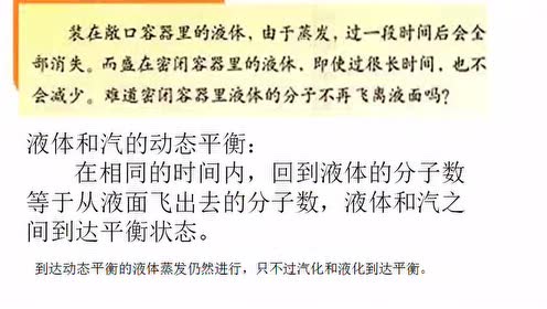 高中物理选修3-3第九章 固体、液体和物态变化