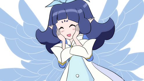 小花仙之爱丽丝-鸢尾花精灵王儿童卡通简笔画