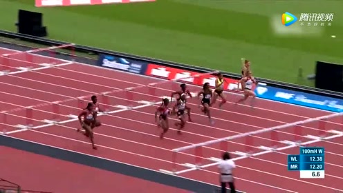 伦敦钻石联赛女子100米栏,哈里森创造年度世界最好成绩
