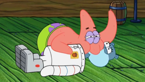 派大星竟然强吻珊迪,派大星也学会撩妹了