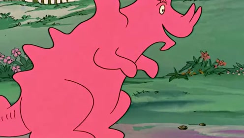 《巴巴爸爸》巴巴爸爸变成三角龙,吓走来捣乱的公牛