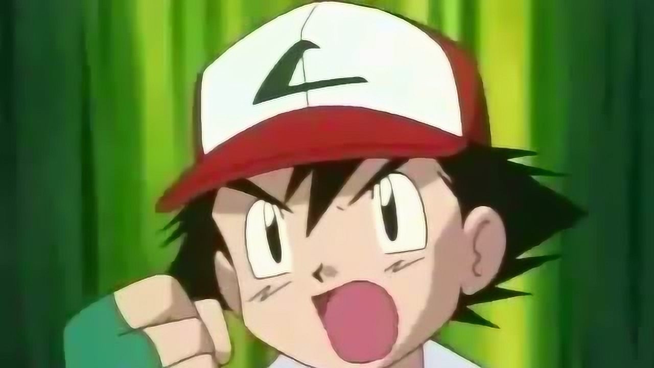 宠物小精灵,小智指挥皮卡丘使出火箭拳,一拳打到艾比郎脸上