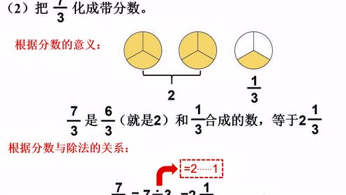 带分数和化假分数 腾讯视频