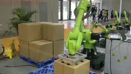 机器人工作演示 腾讯视频