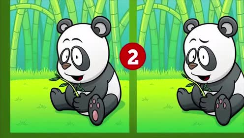 脑力测试:你能在20秒之内找出两张图片的4个不同之处吗?