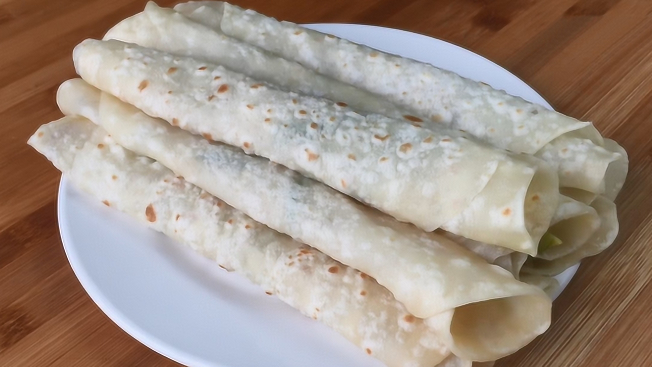 饼卷菜这样做,还吃什么洛馍,比洛馍好吃10倍,做法简单,真过瘾