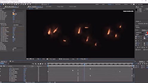 Ae火焰文字制作 腾讯视频