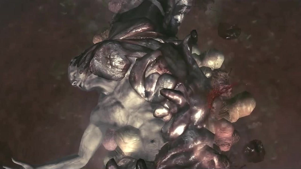 生化危机5,boss丧尸大章鱼,简直就是深海里的霸主