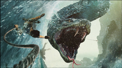 蛇王岛在现5000万年前生物泰坦巨蟒,开发商试图破坏,蛇王后人奋勇抵抗