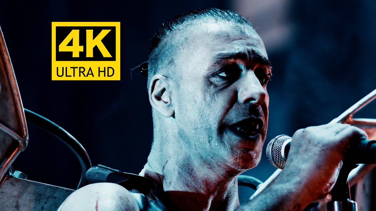 【4k画质】德国战车rammstein《engel》经典现场 中德字幕