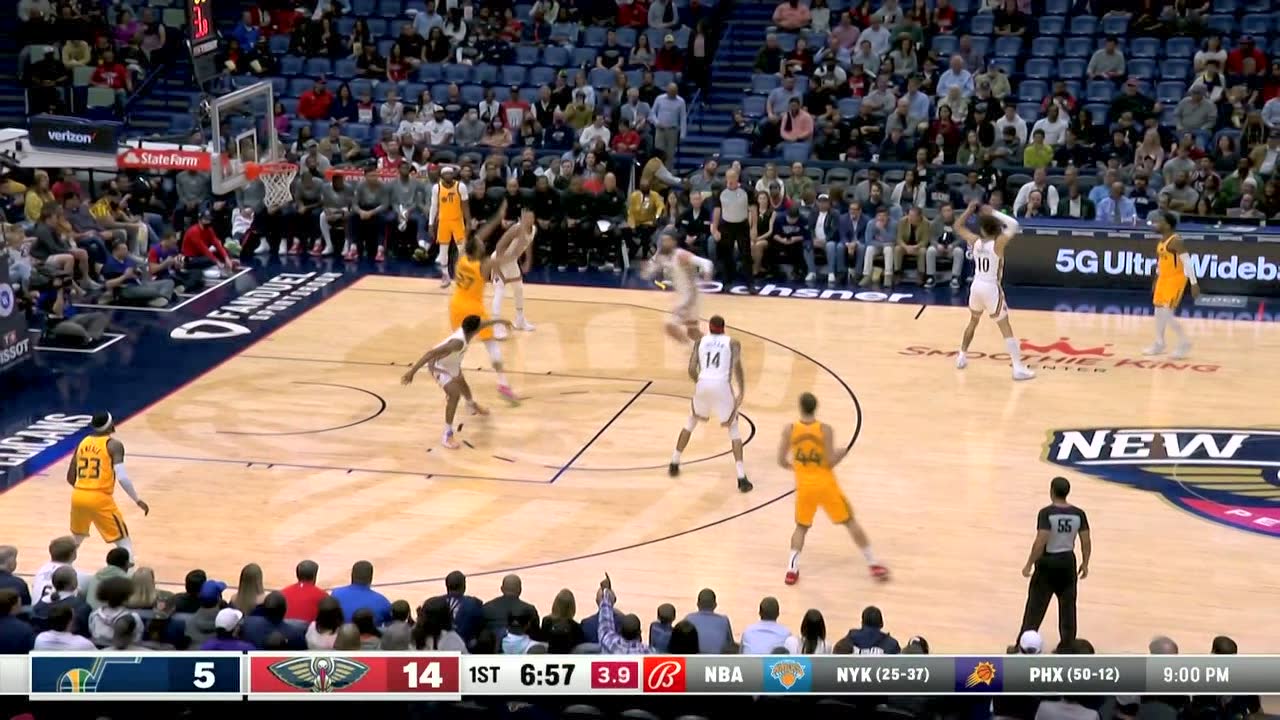 【球星】米切尔vs鹈鹕集锦 18中5疯狂打铁仅得14分