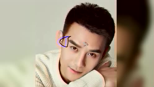 这种面相的男人桃花运也不错,都容易受到异性的青睐