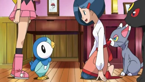 神奇宝贝,小光带小智见自己的妈妈