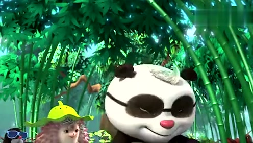 《熊猫和小鼹鼠》和和自带的墨镜是不是很帅呀!