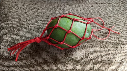 生活中非常实用的一种"网兜"编法