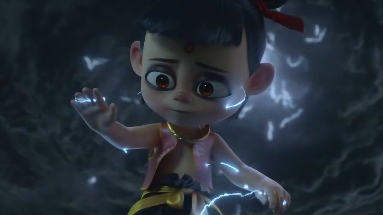 不愿屈服于魔丸宿命,哪吒跪别父母,选择自迎天劫