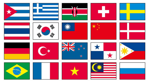 地理课堂:为什么很多国家的国旗如此相似?